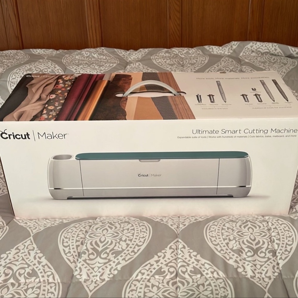 Cricut maker with tools and carry bag
